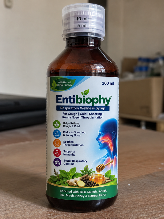 Entibiophy Respiratory Wellness Syrup – 200 ml